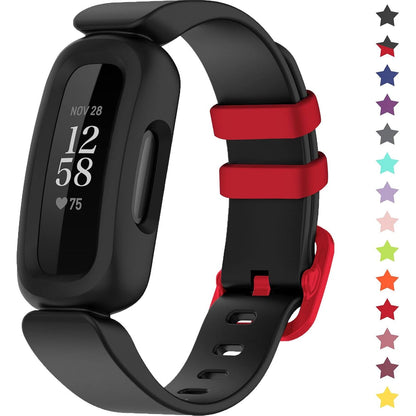 TopPerfekt Bands Compatible with Fitbit Ace 3, Soft Silicone Waterproof Bracelet Accessories Sports Watch Strap Replacement for Fitbit Ace 3 Boys Girls