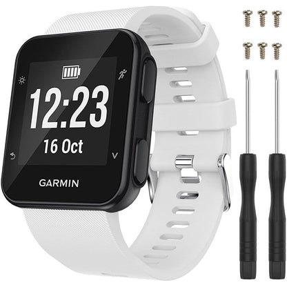 Band for Garmin Forerunner 35, Soft Silicone Replacement Watch Band Strap for Garmin Forerunner 30 Smart Watch (No Tracker)