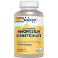 SOLARAY Magnesium Glycinate Capsules, Chelated Magnesium Bisglycinate w/BioPerine, Higher Absorption Magnesium Supplement - Bones, Muscles, Heart Support, Vegan (30 Servings, 120 VegCaps)