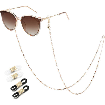 SAM & LORI Stylish Eyeglass Chain for Women-Silver/Gold/Rosegold/Black