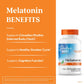 Doctors Best Melatonin, Sleep Support, Non-GMO, Gluten Free Vegan, Natural Mint Flavor 120 Chewable Tablets