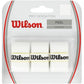 WILSON WRZ4016WH Pro Tennis Overgrip 12-Pack,White