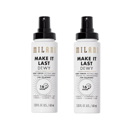 Milani Setting Spray + Primer, Make It Last Original - Natural Finish with Niacinamide for Hydration, Setting Spray for Makeup and Face Primer, 3-in-1 Prime + Hydrate + Set, 2.03 Fl. Oz
