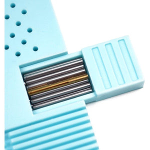 JUYA Quilling Knitting Board with 2 Functions Have Sticks Storage (Blue)