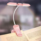 Buy now Vekkia 14 LED Rechargeable Book Light for Reading at Night, Eye-Care Reading Light for Books in Bed, 180° Adjustable, Clip on Lamp, 3 Color Temperatures, Lightweight, Present for Reader Pink at indiglob india