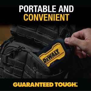 Buy now DEWALT Heavy Duty Portable Charger, Power Bank, Travel Worksite 10,000 mAh Battery Pack with USB-C Port for iPhone 17/16 Plus Pro Max, iPhone 15/14/13, Samsung Galaxy at indiglob india