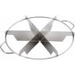 Winco 8-Cut Stainless Steel Pie Cutters Medium