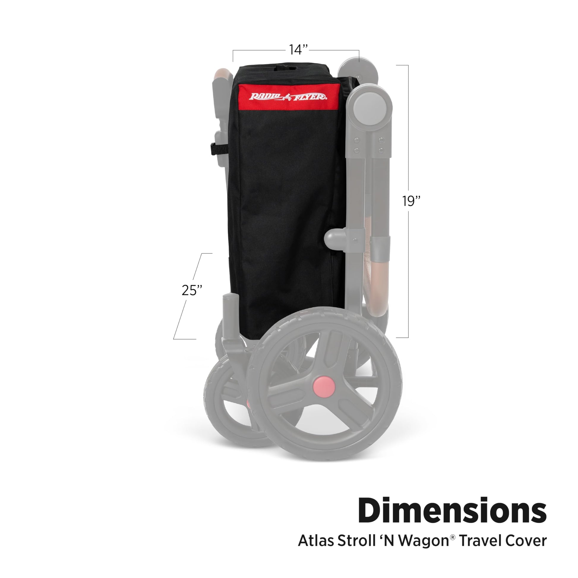 Buy now Baby Stroller Wagon Travel Cover, Toddler Stroller Bag, Radio Flyer Travel Cover for Atlas Stroll ƒ??N Wagons at indiglob india