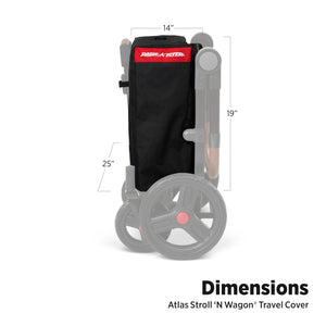 Buy now Baby Stroller Wagon Travel Cover, Toddler Stroller Bag, Radio Flyer Travel Cover for Atlas Stroll ƒ??N Wagons at indiglob india