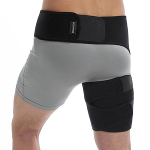 Bodyprox Groin Wrap, Adjustable Support for Hip, Groin, Hamstring, Thigh, and Sciatic Nerve Pain Relief - My Store