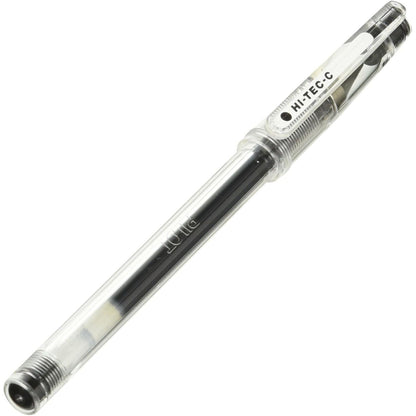 Pilot Gel Ballpoint Pen, Hi-Tec-C 04, Fine, Black (LH-20C4-B)