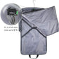 Foldable Carry On Garment Bag Fit 3 Suits, 44-inch Suit Bag for Travel and Business Trips with Shoulder Strap