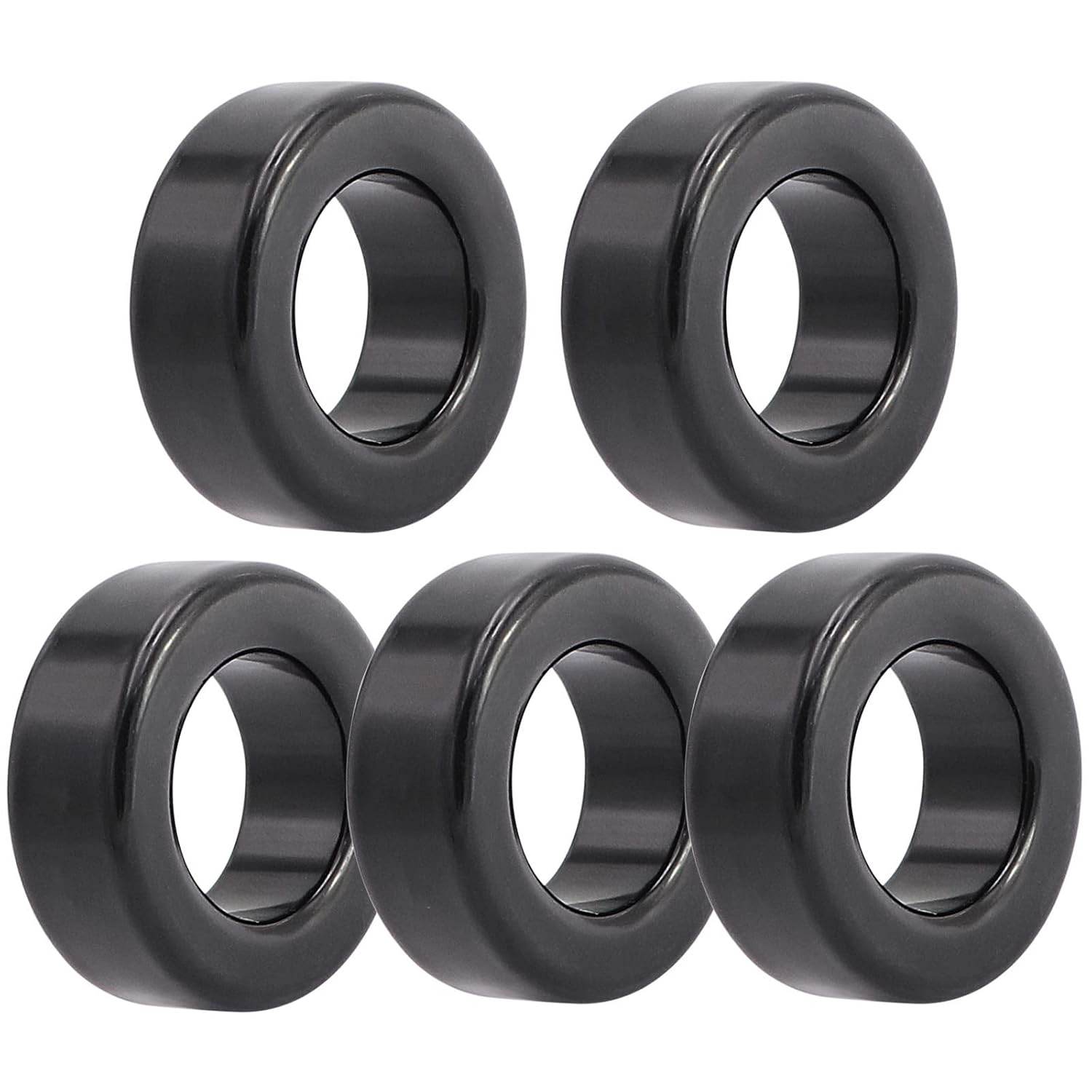 5pcs 42X24X16mm Toroid Core,Ferrite Rings Toroid Core Iron (Black) - My Store