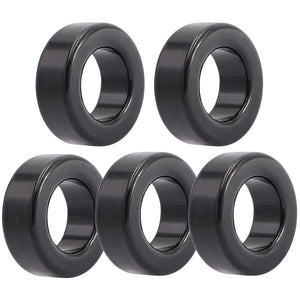 5pcs 42X24X16mm Toroid Core,Ferrite Rings Toroid Core Iron (Black)
