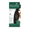 Biotique Bio Herbcolor 1N Natural Black, 50 g + 110 ml (Conditioning Color No Ammonia) I With 9 Organic Herbal Extracts I Last up to 26 Shampoo (4N Brown) - 1N Natural Black