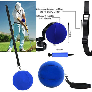 Amy Sport Golf Swing Training Aid Wrist Hinge Adjustable Arm Band with Hanger Smartball Connection Band for Correction, Men Women Ball Between Arms Practice Tool