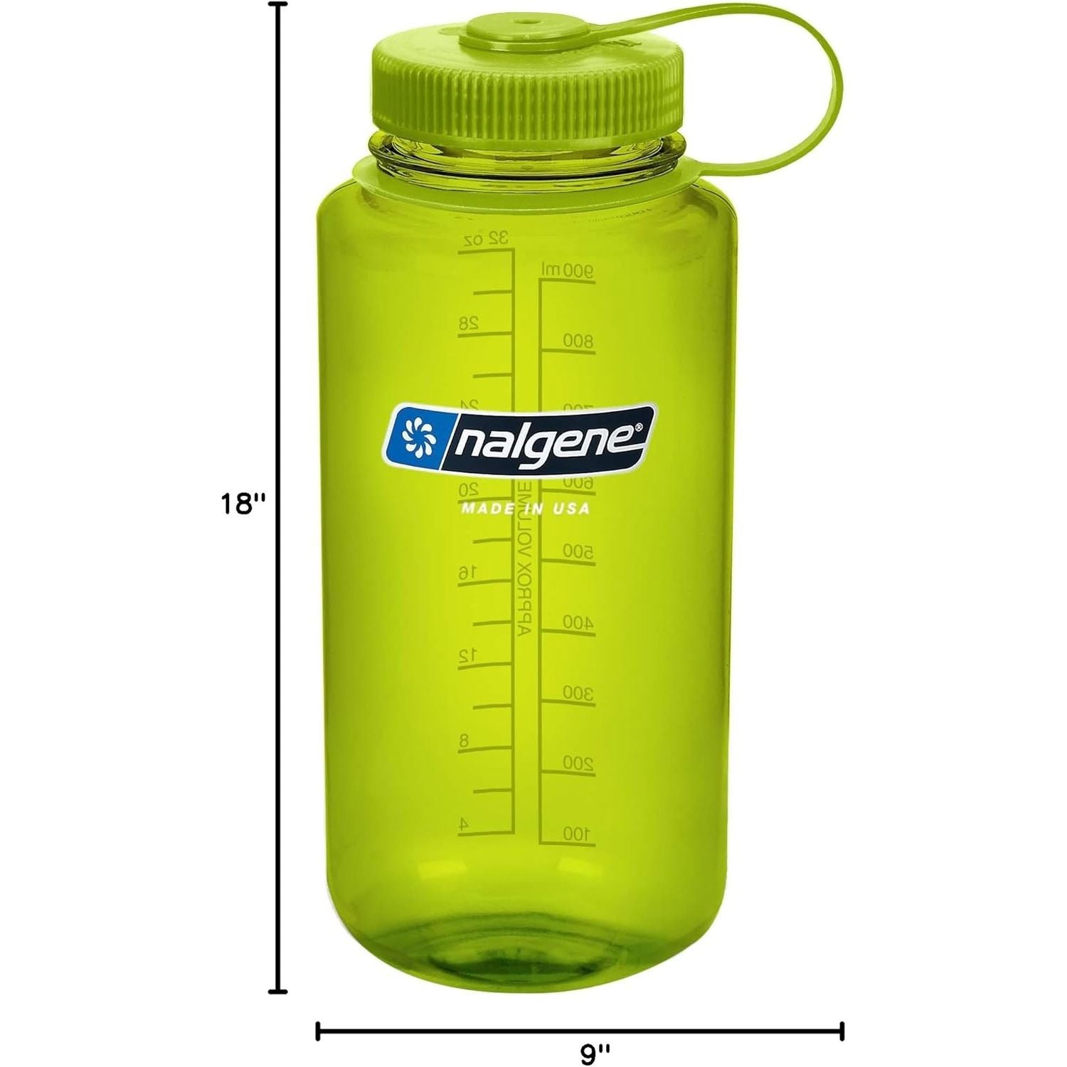 Buy now Nalgene Tritan Wide Mouth BPA-Free Water Bottle, Green, 32 oz at indiglob india