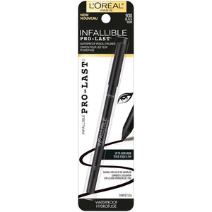 Buy now L'Oreal Paris Makeup Infallible Pro-Last Pencil Eyeliner, Waterproof and Smudge-Resistant, Glides on Easily to Create any Look, Black, 0.042 oz., 1 Count at indiglob india