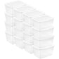 Buy now Sterilite 24-Pack 6 Quart Storage Box, Stackable Clear Plastic Bins with Snap-On Lids - Heavy-Duty Organizing Containers for Closet, Bathroom, and Office 58 Quart 16 Pack at indiglob india
