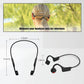 Bone Conduction Headphones Bluetooth, Wireless Open-Ear Headset with Microphones,Titanium Lightweight Sweat Resistant, Answer Phone Call Sports Earphones for Running Hiking Bicycling
