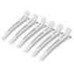 AIMIKE Hair Styling and Sectioning Accessories - 12 Pack Non-Slip Silicone Hair Clips for Thick and Thin Hair, Professional Salon Quality