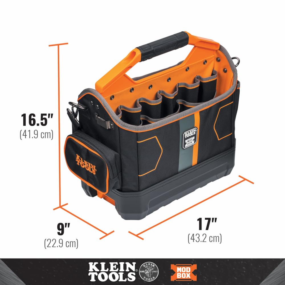 Buy now Klein Tools 62202MB MODbox Tool Tote, Part of the MODbox Mobile Workstation, 33 Pockets, Ample Tool Storage, Zipper Pocket for Small Items at indiglob india