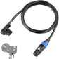 Neewer D-Tap to BMPCC 4K/6K Coiled Power Cable Compatible with Blackmagic Pocket Cinema Camera 4K/6K Gold Mount V Mount Battery Weipu 2 Pin Female to P Tap, 16 inches - 50 inches Length