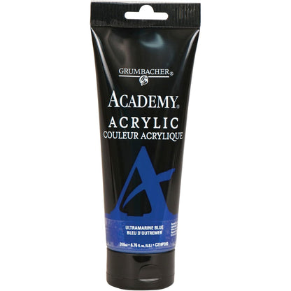 Grumbacher Academy Acrylic Paint, 75ml/2.5 Ounce Plastic Tube, Prussian Blue (C168P)