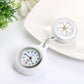 Avaner Retractable Nurse Watches Clip-on Hanging Fob Watches Cute Flower Pattern Lapel Watches for Nurses Doctors with Silicone Cover