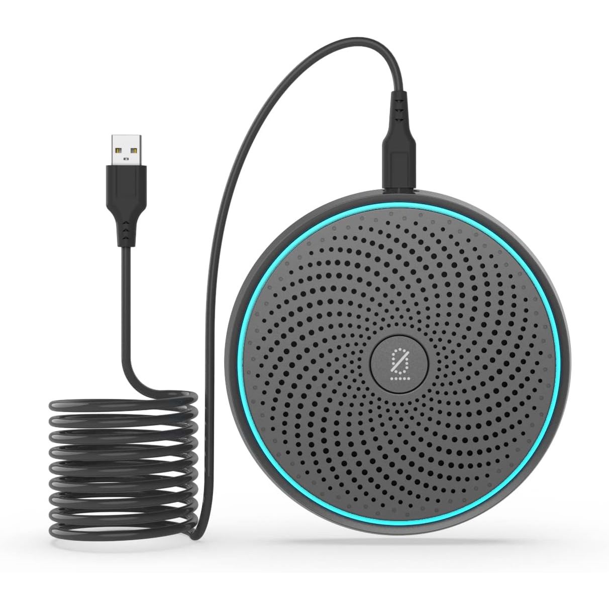 Conference USB Microphone, ANSTEN Omnidirectional Condenser PC Mic Pick Up Voice 10ft,Ideal for Video Conferencing Recording, Skype, Online Class, Court Report, Compatible with Mac OS X Windows