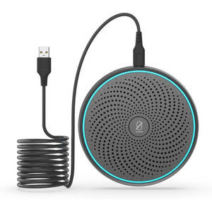 Conference USB Microphone, ANSTEN Omnidirectional Condenser PC Mic Pick Up Voice 10ft,Ideal for Video Conferencing Recording, Skype, Online Class, Court Report, Compatible with Mac OS X Windows