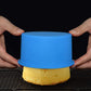 Silicone Mini Round Cake Molds, 4 Inch, Blue, Reusable, Non-Stick, Microwave, Oven, Freezer Safe