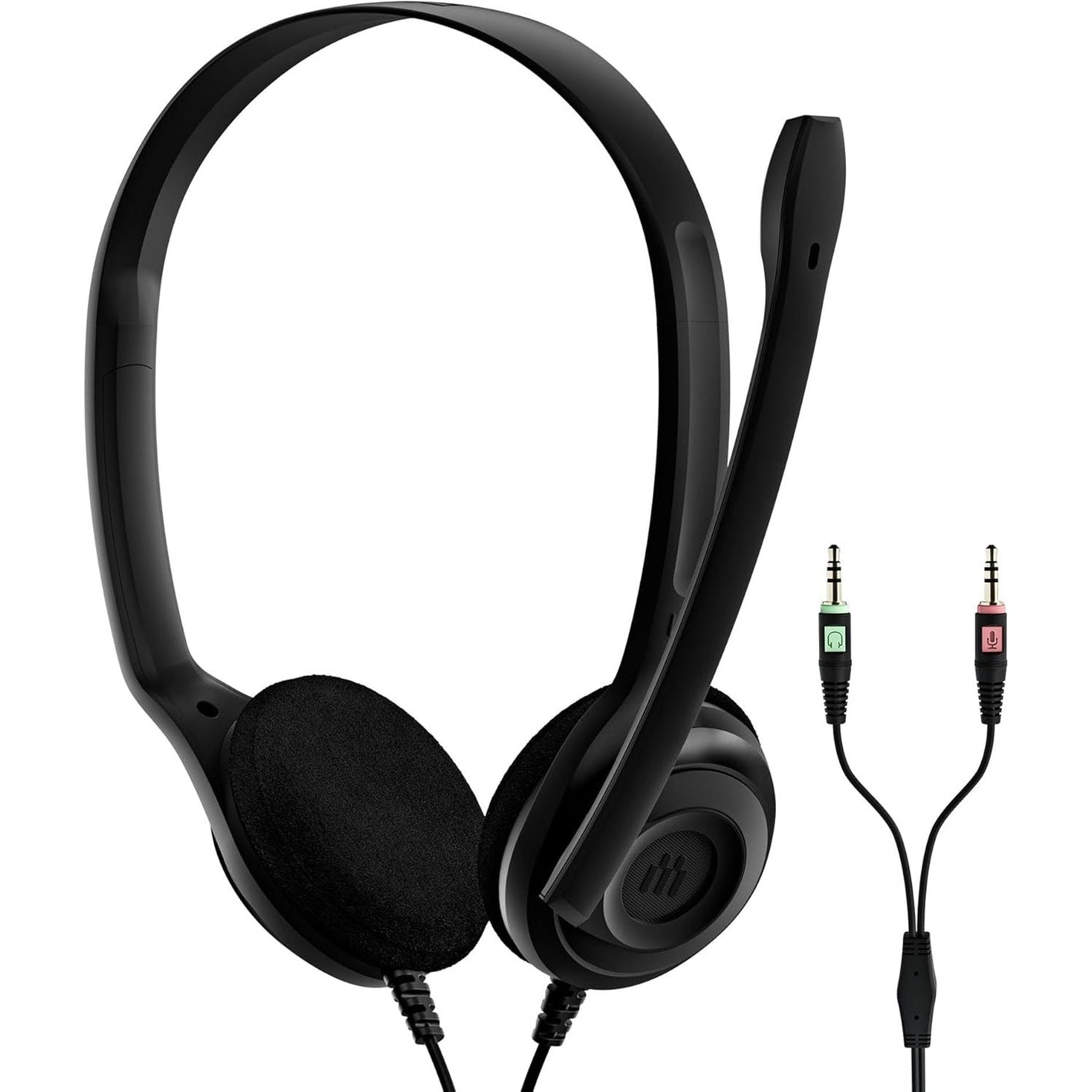 Sennheiser PC 3 Chat - Durable On-Ear Wired Headset - Noise Cancelling Microphone for Casual Gaming and Easy Connectivity - Lightweight Stereo Quality Sound - Great for Internet Telephony & E-Learners
