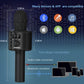 BONAOK Wireless Bluetooth Karaoke Microphone,3-in-1 Portable Handheld Karaoke Mic Speaker Machine Home Party Birthday for All Smartphones Q37 (Black)