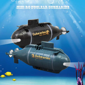 YEIBOBO ! 6 Channels Mini RC Submarine Toy (Black)
