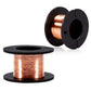 5 Rolls/Set 12m Copper Wire Enameled Wire Copper Winding Wire Enameled Repair Wire 0.004" Diameter