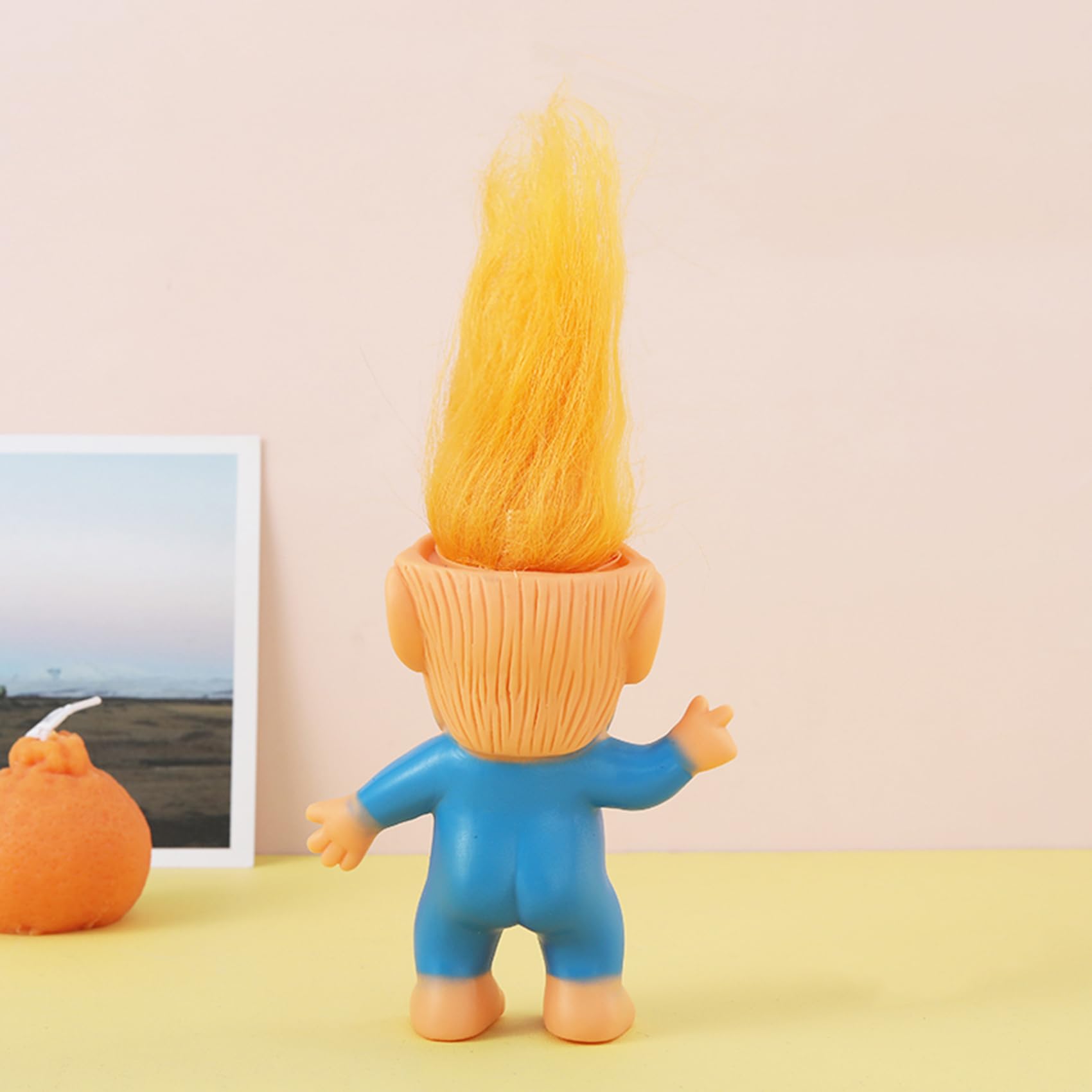 Buy now Donald Trump Toys Cute Rubber Troll Doll Toy Trump 2025 Take America Back, Troll Dolls Great Gifts for Trumps Fans（Red Tie） at indiglob india
