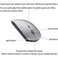 PeiBO Bluetooth 5.2 Wireless Dual-Mode Mouse, Gray Black, 2022 Model