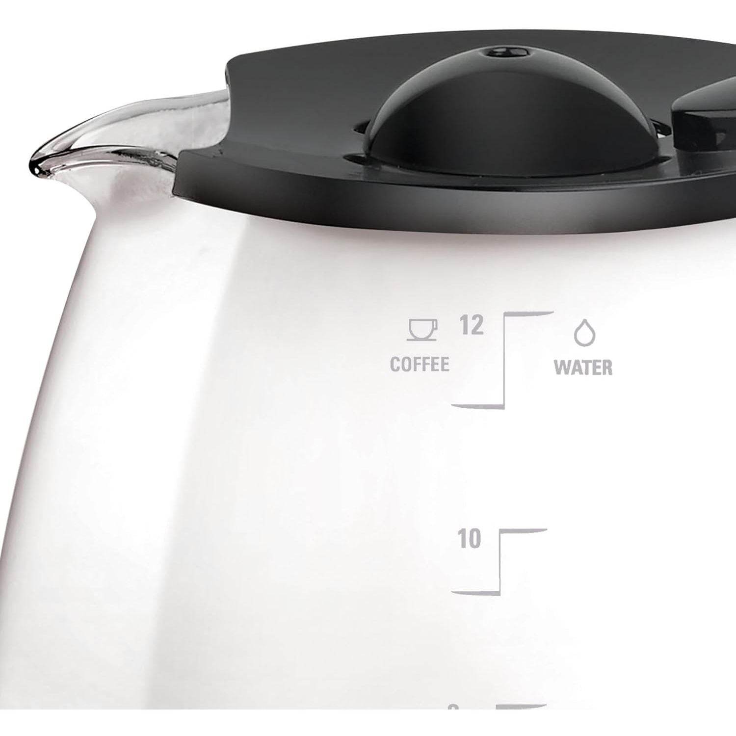 BLACK+DECKER 12-Cup Replacement Carafe, GC3100B, Duralife Glass, Dishwasher-Safe, 2 Extra Lids - My Store