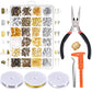 Buy now PAXCOO Jewelry Making Supplies Kit - Repair Tools with Accessories, Pliers, Findings, Beading Wires for Adults and Beginners at indiglob india