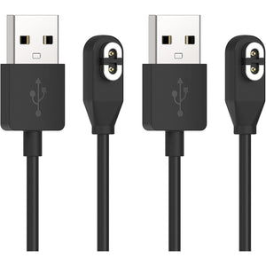 YUANHOT 2 Pack Charging Cable Replacement for AfterShokz Aeropex AS800 & Shokz OpenRun Pro & OpenRun & OpenRun Mini & OpenComm, USB Charger Cord for AfterShokz Aeropex Bone Conduction Headphones