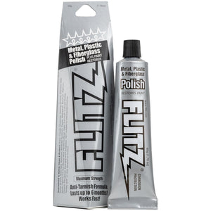 Flitz Multi-Purpose Metal Polish Paste - 1.76oz Tube of USA-Made Chrome Polish - Works on Stainless Steel, Aluminum, Plastic, Jewelry and Cars - Non-Abrasive Cleaner & Rust Remover (1 Pack)