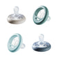 Buy now Tommee Tippee Breast-Like Pacifier, 0-6 Months, Symmetrical Design, Natural Breast-Like Baglet, BPA-Free Binkies, Pastel/Blue/Black, Pack of 4 6-18 Month (Pack of 4) Pastel Blue Black at indiglob india