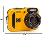 KODAK PIXPRO WPZ2 Rugged Waterproof Shockproof Dustproof WiFi Digital Camera 16MP 4X Optical Zoom 1080P Full HD Video Vlogging Camera 2.7" LCD (Yellow)