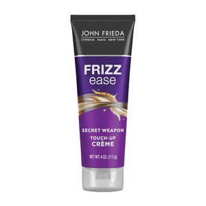 John Frieda Frizz Ease Secret Weapon Touch-Up Crème - Anti-Frizz Styling Cream for Smooth, Frizz-Prone Hair, 4 Oz