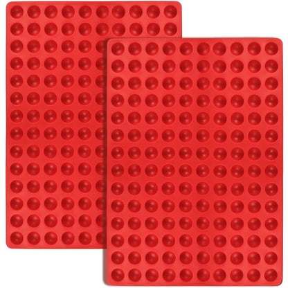 Palksky 468-Cavity Mini Round Silicone Mold/Chocolate Drops Mold/Dog Treats Pan/Semi Sphere Gummy Candy Molds for Ganache Jelly Caramels Cookies Pet Treats Baking Mold (1 Cavity - 0.02 Oz)