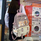 Buy now JQWSVE Kawaii Backpack with Kawaii Pins and Accessories Cute Backpack Aesthetic Backpack Women Lightweight Travel Rucksack at indiglob india
