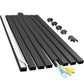 Buy now Yecaye Cord Hider, 113in One-Cord Cable Concealer, Cord Covers for Wires on Wall, Easy Install Cable Management Kit for 2 Small Wires, Cables Raceway Home Office, W0.59in H0.4in, White Medium Black at indiglob india