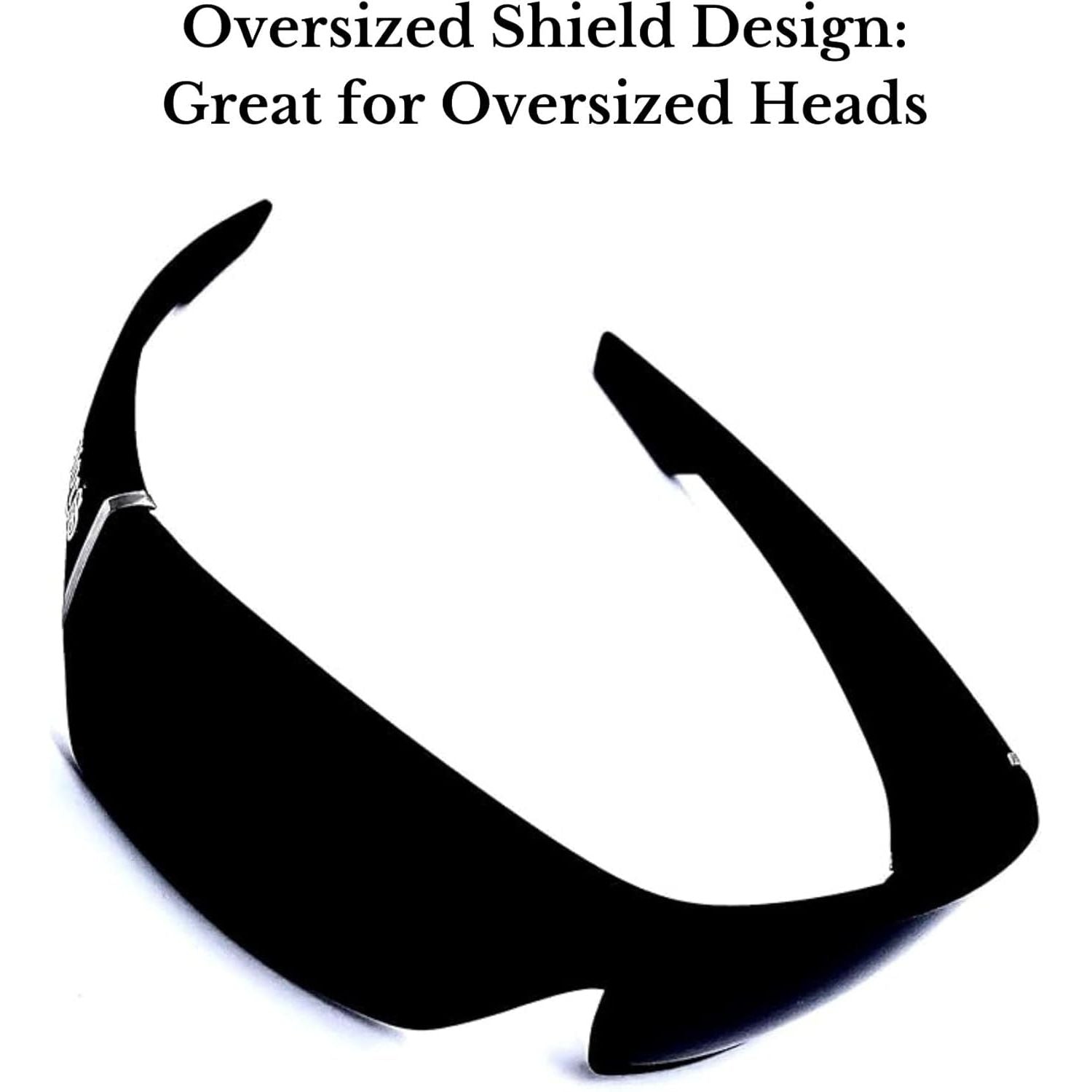 Buy now Locs Men's Rectangular Hardcore Wrap 63mm Sunglasses (Matte Black Rubberized Finished) at indiglob india