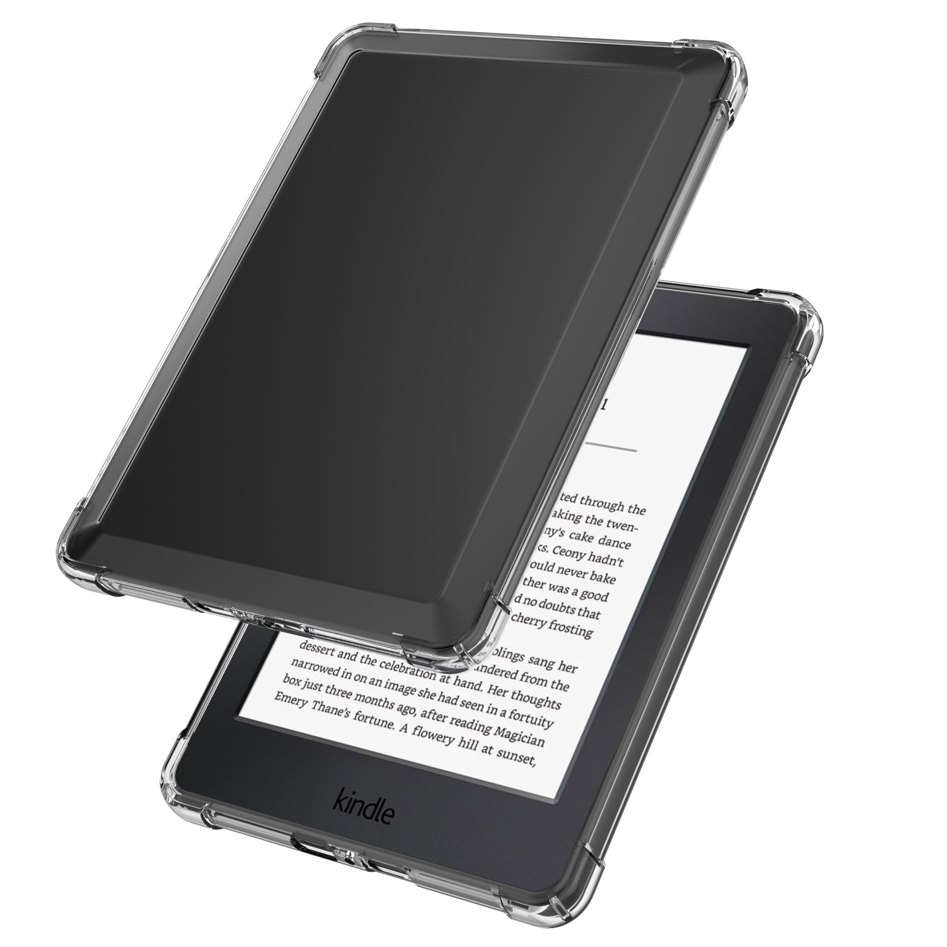 Buy now Clear Case for 6" Kindle Paperwhite 10th Generation 2018 (Model:PQ94WIF), Transparent Protective Thin Slim Soft TPU Cover for Paperwhite 4 10th Gen 6 Inch at indiglob india